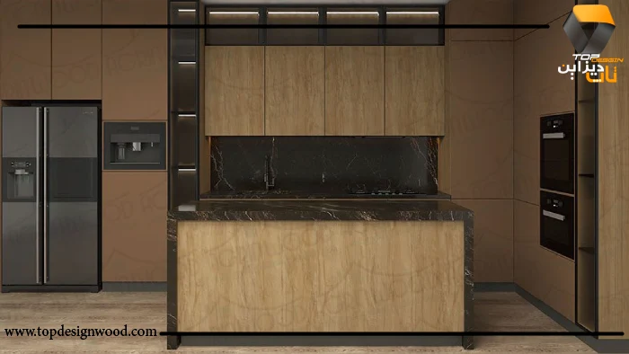 ابعاد کابینت جزیره ام دی اف