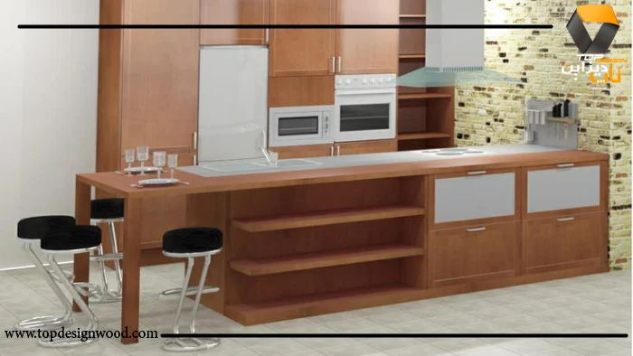 انواع کابینت جزیره ام دی اف