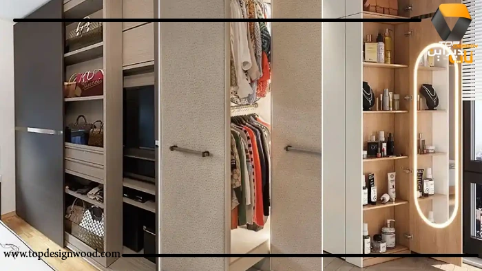 انواع کمد دیواری اتاق خواب کوچک