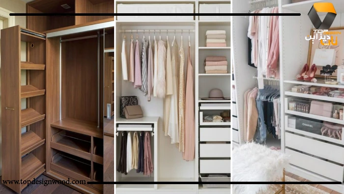 طراحی کمد دیواری اتاق خواب کوچک