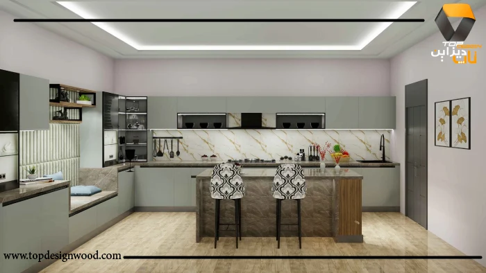 قیمت کابینت جزیره ام دی اف