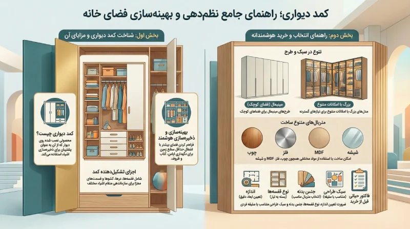 معرفی کمد دیواری